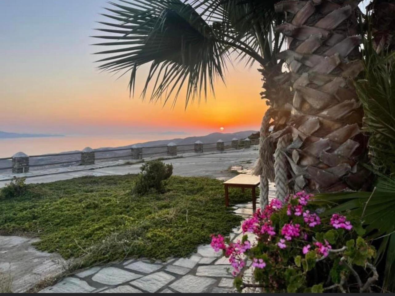 Blue Balcony/Skyview In Tinos - 3Br Home In Arnados Exterior photo